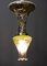Jugendstil Ceiling Lamp with Original Glass Shade, Vienna, 1908 2