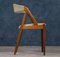 Mid-Century Teak Model 31 Dining Chairs by Kai Kristiansen, Set of 4, Image 4