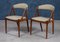 Mid-Century Teak Model 31 Dining Chairs by Kai Kristiansen, Set of 4, Image 5