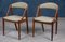 Mid-Century Teak Model 31 Dining Chairs by Kai Kristiansen, Set of 4 6