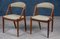 Mid-Century Teak Model 31 Dining Chairs by Kai Kristiansen, Set of 4, Image 6