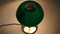 Lampe de Bureau Art Déco en Plaqué Nickel avec Abat-Jour Original Vert en Verre Opalin, 1920s 6