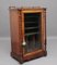 19th Century Burr Walnut Inlaid Music Cabinet 1