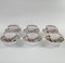 Antique Patterned Imari Cups & Saucers from Meissen, Set of 6, Image 1