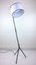 Vintage Black Metal Floor Lamp, 1950s, Image 6