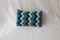 Black & Blue Zig Zag Geométrica Cushion from Com Raiz, Image 1