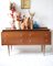 Kleines Vintage Sideboard mit Dansette Beinen, 1960er 9