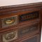 English Mahogany & Brass Fitted Doctors Cabinet Drawers, 1930s, Image 7