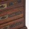English Mahogany & Brass Fitted Doctors Cabinet Drawers, 1930s, Image 3