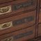 English Mahogany & Brass Fitted Doctors Cabinet Drawers, 1930s 2