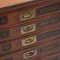 English Mahogany & Brass Fitted Doctors Cabinet Drawers, 1930s, Image 5
