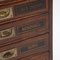 English Mahogany & Brass Fitted Doctors Cabinet Drawers, 1930s, Image 4
