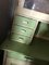 Vintage Glass & Painted Wood Kitchen Cupboard, 1930s 3