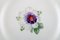 Antike Royal Copenhagen Teller aus handbemaltem Porzellan mit Blumen, 4er Set 4