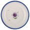 Large Antique Round Dish in Hand-Painted Porcelain from Royal Copenhagen 1