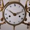 18th Century French Gilded Bronze and White Marble Table Clock 3