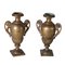 19th Century Italian Handle Vases in Gilded Bronze, Set of 2 1