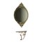 Italienische Konsole mit Spiegel aus vergoldetem Metall & Kristallglas, 1950er, 2er Set 1