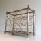 Silver-Plated Bottle Holder with Glass Shelves, Italy, 1970s 3