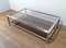 Large Chrome & Brass Coffee Table, 1970s 7