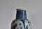 Large Danish Modern Blue Ceramic Floor Vase by Rigmor Nielsen for Søholm, 1960s 6