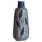 Large Danish Modern Blue Ceramic Floor Vase by Rigmor Nielsen for Søholm, 1960s, Image 1