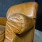 Vintage Light Leather Armchair 6