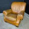 Vintage Light Leather Armchair, Image 2