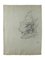 Landscape - Original Drawing in Pencil by Marcel Mangin - 20th Century 20th Century 1