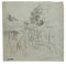 Landscape - Original Drawing in Pencil by Marcel Mangin - 20th Century 20th Century 1