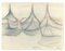 Boats - Original Pencil on Paper - 1947 1947 1