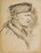 Portrait - Original Pencil Drawing on Paper by J. Hirtz - Early 20th Century Early 20th Century 1