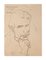 Portrait of Man - Original Drawing in China Ink par Umberto Casotti - 1947 1947 1