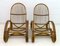 Mid-Century Italian Bamboo Lounge Chairs, 1970s, Set of 2, Image 4