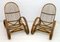 Mid-Century Italian Bamboo Lounge Chairs, 1970s, Set of 2 5
