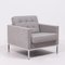 Grey Tuxedo Lounge Chair by Florence Knoll, 2010 2