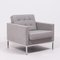 Grey Tuxedo Lounge Chair by Florence Knoll, 2010, Image 2