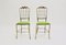 Vintage Chiavari Beistellstühle aus Messing, 1950er, 2er Set 10