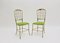 Vintage Brass Chiavari Side Chairs, 1950s, Set of 2, Image 4