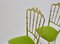 Vintage Brass Chiavari Side Chairs, 1950s, Set of 2 7