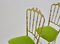 Vintage Chiavari Beistellstühle aus Messing, 1950er, 2er Set 7
