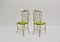 Vintage Chiavari Beistellstühle aus Messing, 1950er, 2er Set 9
