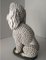 Vintage Hund aus glasierter Keramik von Algora 7
