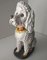 Vintage Glazed Ceramic Dog from Algora 1