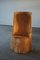 Mid-Century High Back Swedish Stump Pine Chair 8