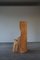 Mid-Century High Back Swedish Stump Pine Chair 4
