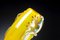 Yellow Big Glass Vase with 2 Geckos by VG Design and Laboratory Department, Image 4