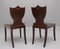 19th-Century Mahogany Hall Chairs, Set of 2 7