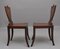 19th-Century Mahogany Hall Chairs, Set of 2 8