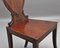 19th-Century Mahogany Hall Chairs, Set of 2 4